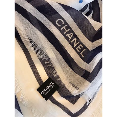 chanel cashmere shawl price|authentic Chanel scarf.